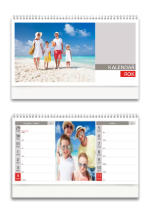 Foto kalendáře stolní týdenní i čtrnáctidenní s vlastními fotografiemi - Čtrnáctidenní
